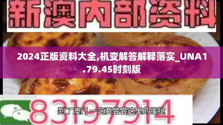 2024正版资料大全,机变解答解释落实_UNA1.79.45时刻版