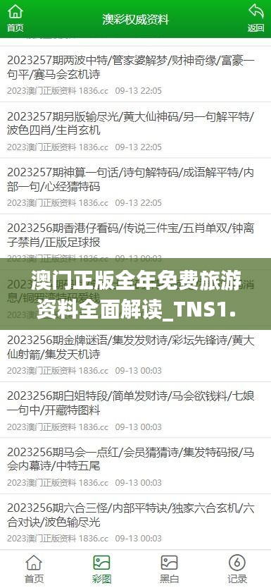 澳门正版全年免费旅游资料全面解读_TNS1.72.37毛坯版