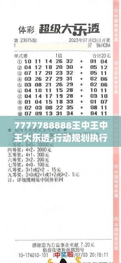 7777788888王中王中王大乐透,行动规划执行_性能版AVH5.78