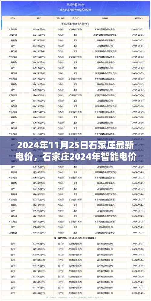 石家庄2024年智能电价时代来临，最新科技引领能源革命
