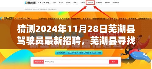 芜湖县寻找心灵驾驶者，启程与自然美景同行的旅程，最新招聘预测