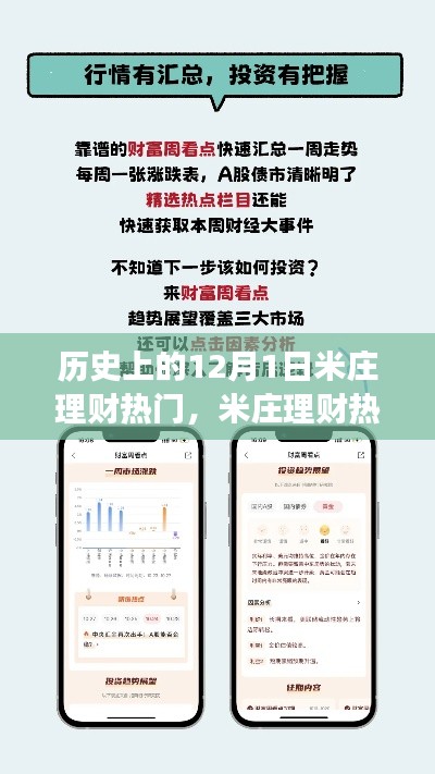 揭秘十二月一日米庄理财热门背后的科技新品重塑理财体验之旅