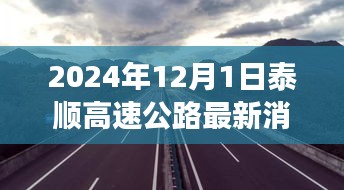 泰顺高速公路最新进展报告，截至2024年12月1日的最新消息更新