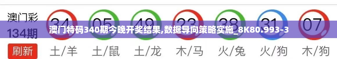 澳门特码340期今晚开奖结果,数据导向策略实施_8K80.993-3