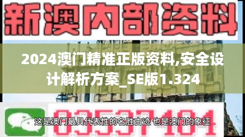 2024澳门精准正版资料,安全设计解析方案_SE版1.324