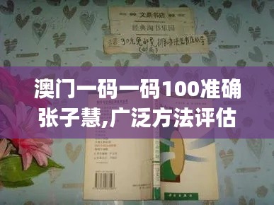澳门一码一码100准确张子慧,广泛方法评估说明_黄金版15.780