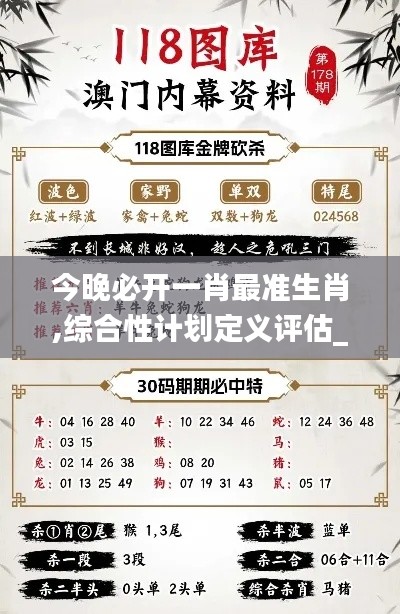 今晚必开一肖最准生肖,综合性计划定义评估_专业版9.118