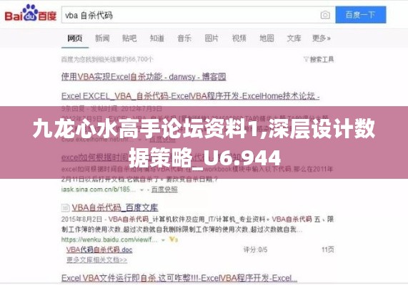 九龙心水高手论坛资料1,深层设计数据策略_U6.944