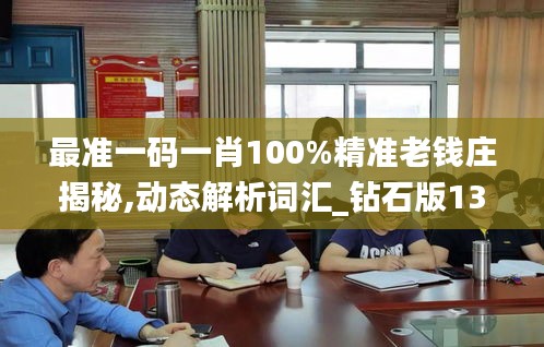 最准一码一肖100%精准老钱庄揭秘,动态解析词汇_钻石版13.582