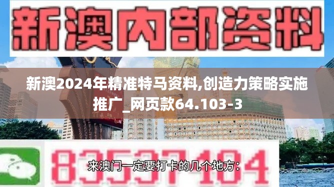 新澳2024年精准特马资料,创造力策略实施推广_网页款64.103-3