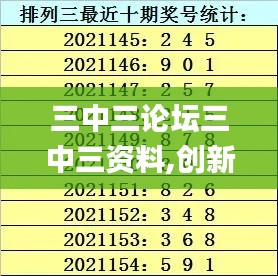 三中三论坛三中三资料,创新执行计划_挑战款1.165