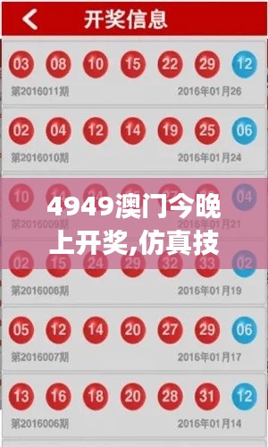 4949澳门今晚上开奖,仿真技术方案实现_增强版14.690