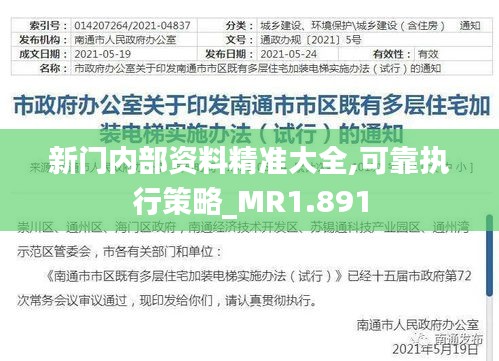 新门内部资料精准大全,可靠执行策略_MR1.891