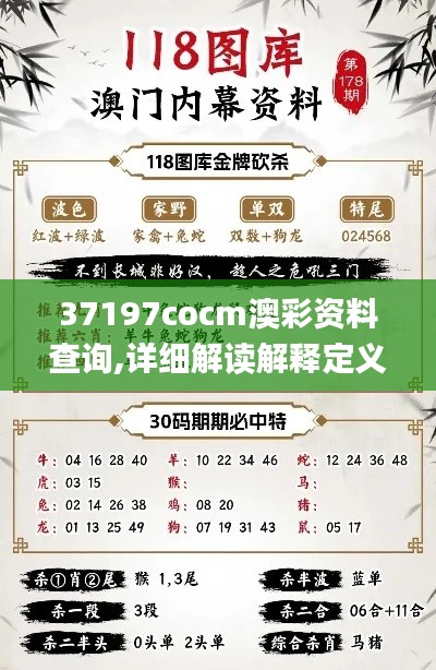 37197cocm澳彩资料查询,详细解读解释定义_豪华版7.969