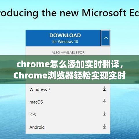 Chrome浏览器实时翻译功能添加指南，详细步骤助你轻松实现翻译功能
