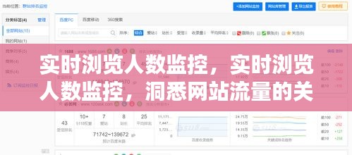 实时浏览人数监控，洞悉网站流量的核心