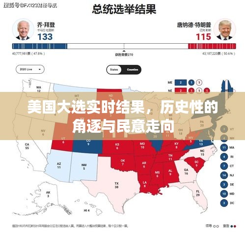 美国大选实时结果，历史角逐与民意走向的紧张角逐