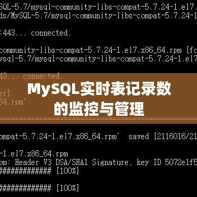 MySQL实时表记录数的监控与管理策略