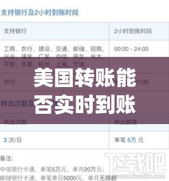 美国转账实时到账解析，影响因素与常见情况