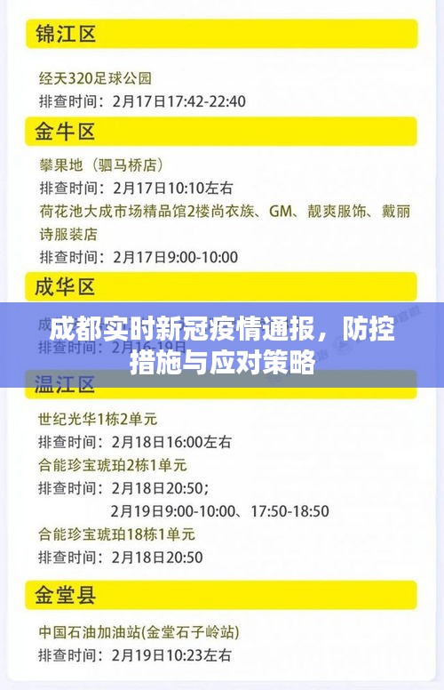 成都新冠疫情实时通报，防控措施与应对策略