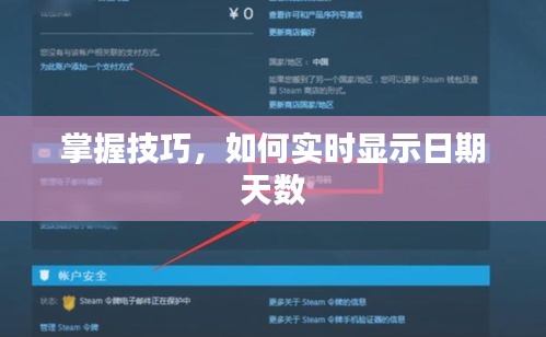 实时显示日期天数掌握技巧攻略