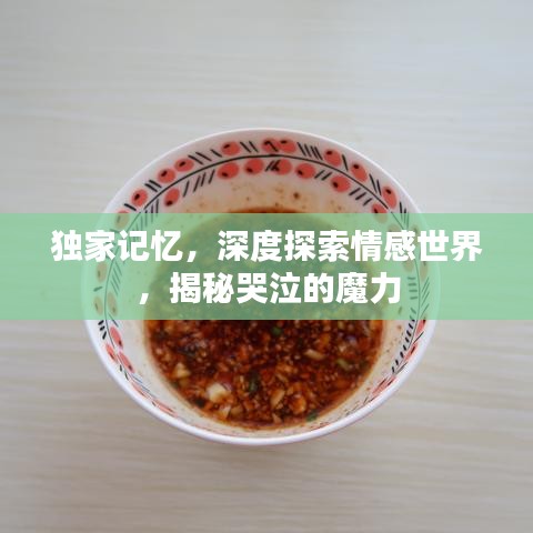 独家记忆，深度探索情感世界，揭秘哭泣的魔力