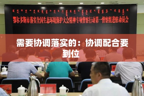 需要协调落实的：协调配合要到位 