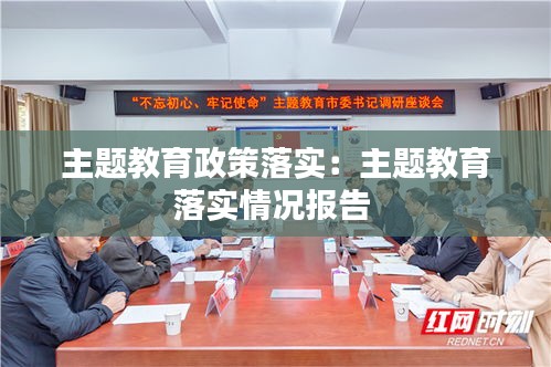 主题教育政策落实：主题教育落实情况报告 