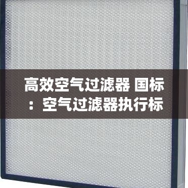 高效空气过滤器 国标：空气过滤器执行标准 