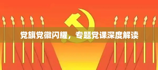 党旗党徽闪耀，专题党课深度解读