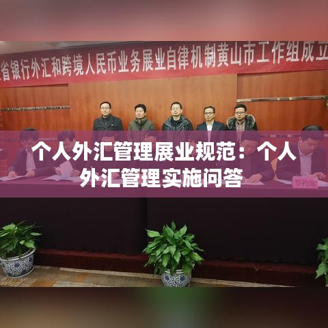 个人外汇管理展业规范：个人外汇管理实施问答 