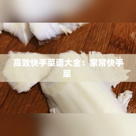 高效快手菜谱大全：家常快手菜 