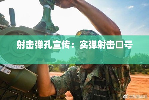 射击弹孔宣传：实弹射击口号 