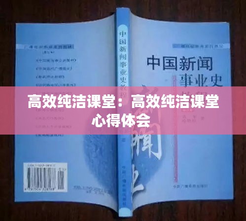 高效纯洁课堂：高效纯洁课堂心得体会 