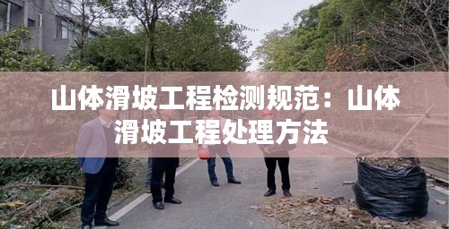 山体滑坡工程检测规范：山体滑坡工程处理方法 