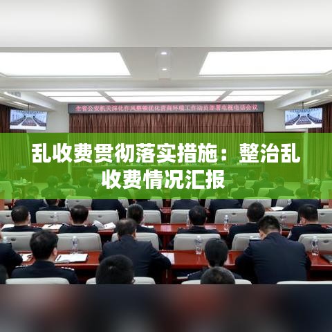 乱收费贯彻落实措施：整治乱收费情况汇报 