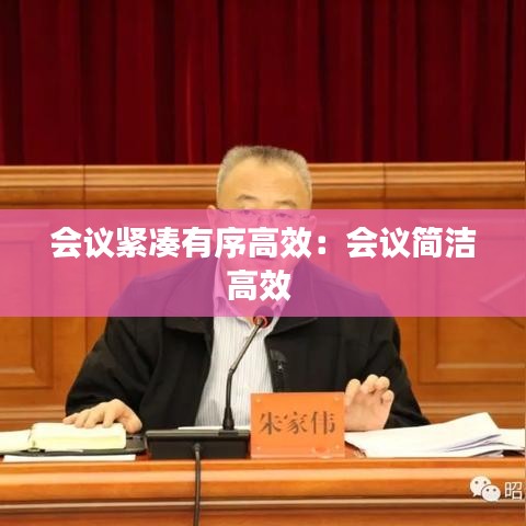 会议紧凑有序高效：会议简洁高效 