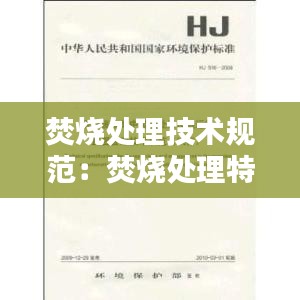 焚烧处理技术规范：焚烧处理特点 
