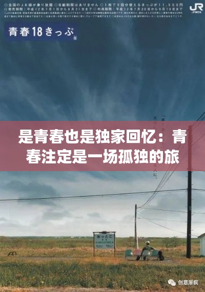 是青春也是独家回忆：青春注定是一场孤独的旅行 