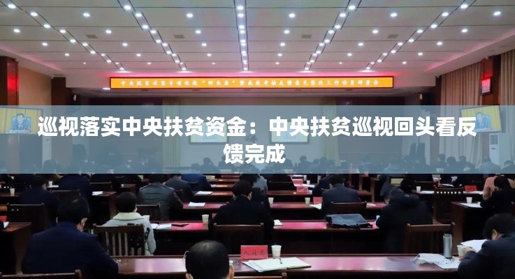 巡视落实中央扶贫资金：中央扶贫巡视回头看反馈完成 