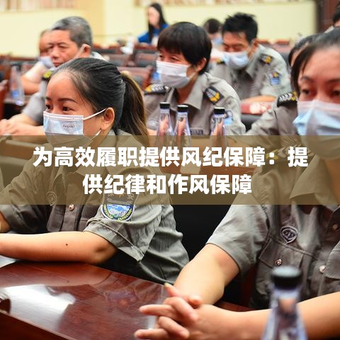为高效履职提供风纪保障：提供纪律和作风保障 