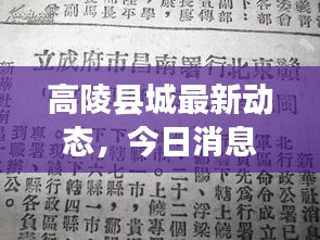 高陵县城最新动态，今日消息一网打尽！