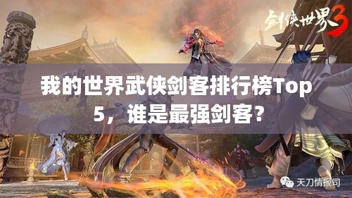 我的世界武侠剑客排行榜Top 5，谁是最强剑客？