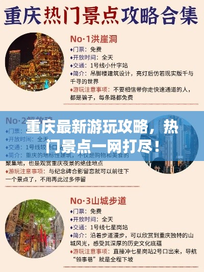 重庆最新游玩攻略，热门景点一网打尽！