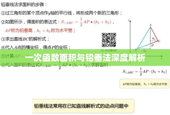 一次函数面积与铅垂法深度解析