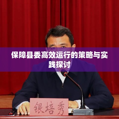 保障县委高效运行的策略与实践探讨