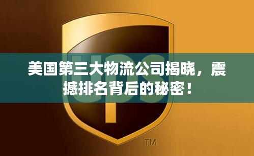 美国第三大物流公司揭晓，震撼排名背后的秘密！