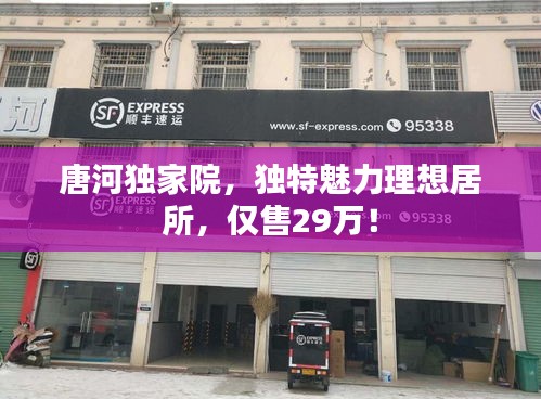 唐河独家院，独特魅力理想居所，仅售29万！