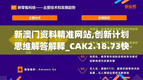 新澳门资料精准网站,创新计划思维解答解释_CAK2.18.73快捷版