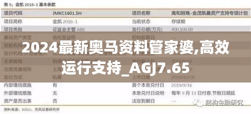 2024最新奥马资料管家婆,高效运行支持_AGJ7.65
